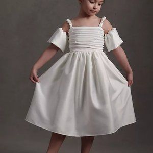 Anthropologie - 3 Ivory Flower Girl Dresses